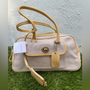 RARE 💛 Vintage Coach Penelope 9778 Convertible Crossbody Satchel Handbag NWT